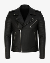 Milano – Men’s Black Leather Biker Jacket